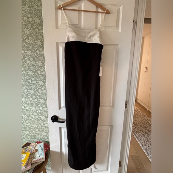 MAJORELLE Cream Strapless Sheath Dress for Brides